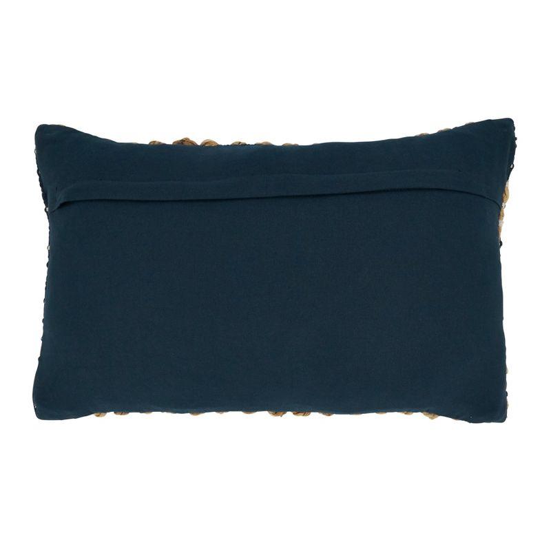 Saro Islander Collection Cotton Throw Pillow