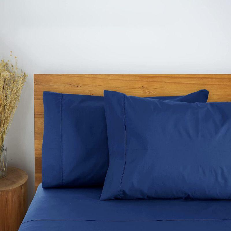 2PC Rayon From Bamboo Solid Performance Pillowcase Set - Luxclub