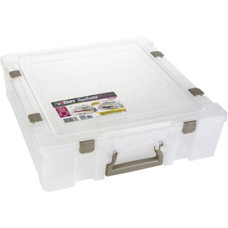 Clear Polypropylene Stackable Collapsible Lidded Storage Box