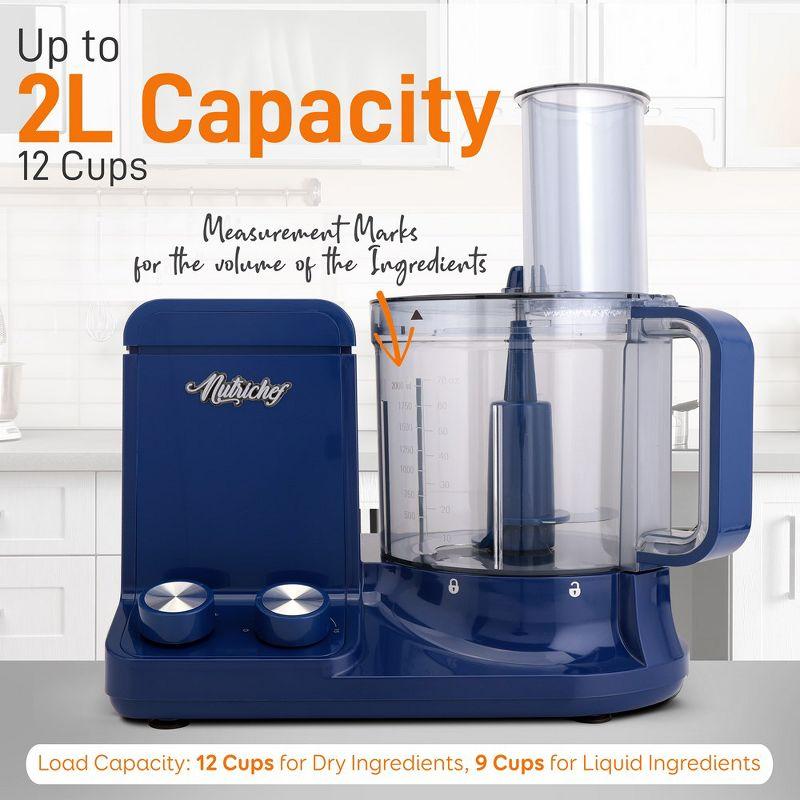 NutriChef NutriChef 12-Cup Multifunction Food Processor