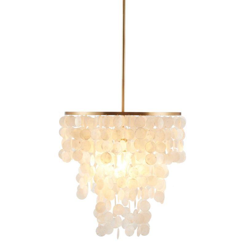 Isla Layered Capiz Seashell Chandelier