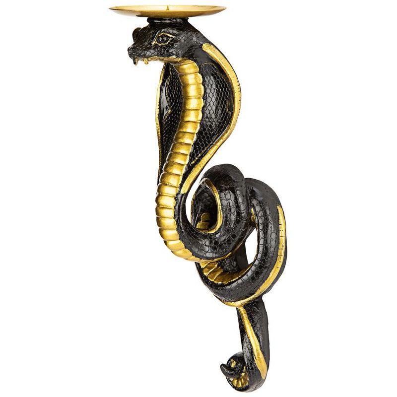 Design Toscano Renenutet Egyptian Cobra Goddess Wall Sconce (Set of 2)
