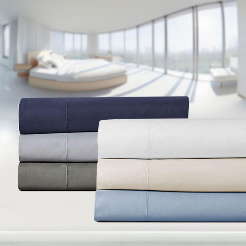 Luxury 1000 Thread Count Bed Sheets Set - 100% Cotton Sateen - Soft, Thick & Deep Pocket by California Design Den