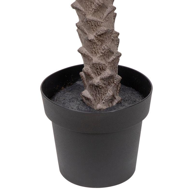 7.25' Artificial Potted Phoenix Palm Tree Unlit