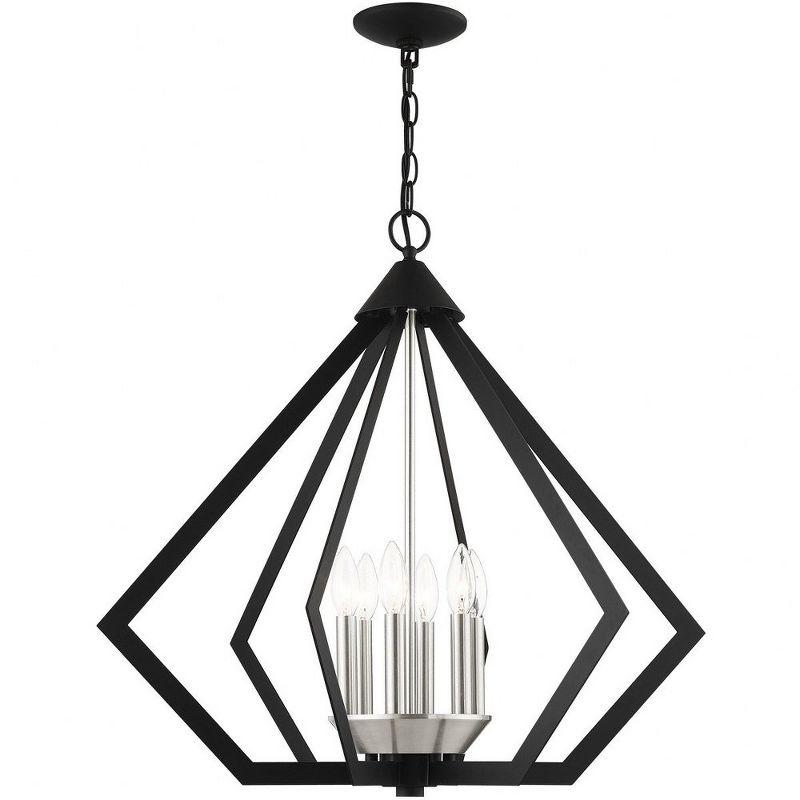 Livex Lighting Prism 6 - Light Chandelier in  Black