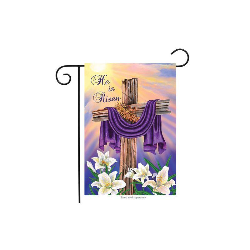 Briarwood Lane Garden Flag 18x12.5 For Outdoor Easter Cross Garden Flag Flag For Easter Garden Flag Flags For Outside