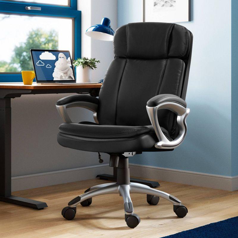 Serta Fairbanks Big and Tall High Back Executive Office and Gaming Chair with Layered Body Pillows