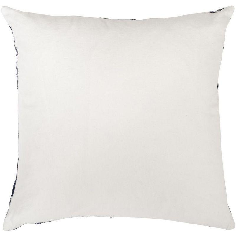 Delra Pillow - Navy/White - 20"X20" - Safavieh