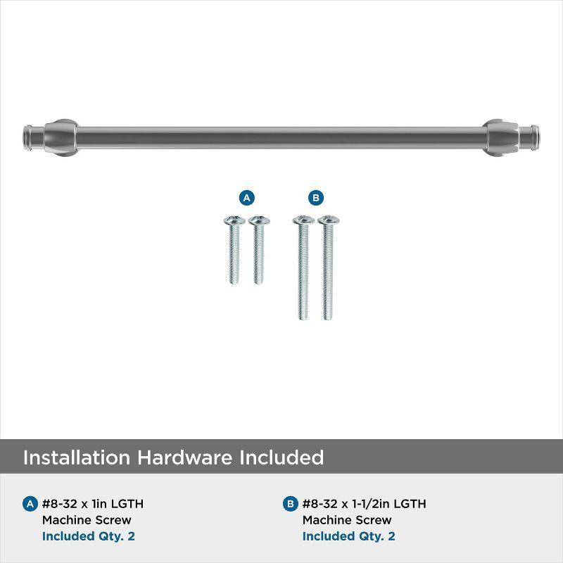 Amerock Winsome 8-13/16 inch (224mm) Center-to-Center Polished Chrome Cabinet Pull