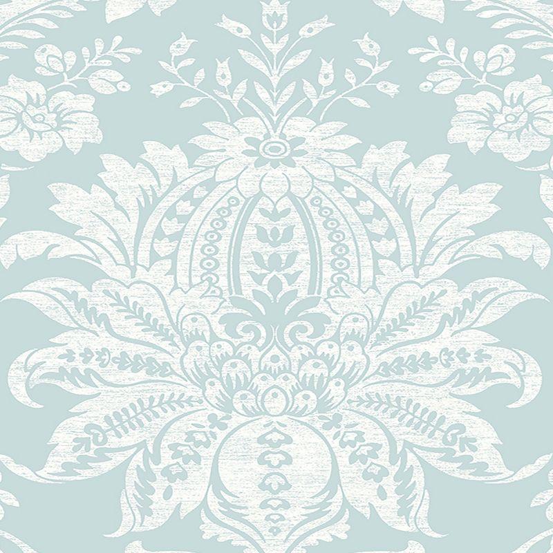 Transform Damask Duck Egg Peel and Stick Wallpaper