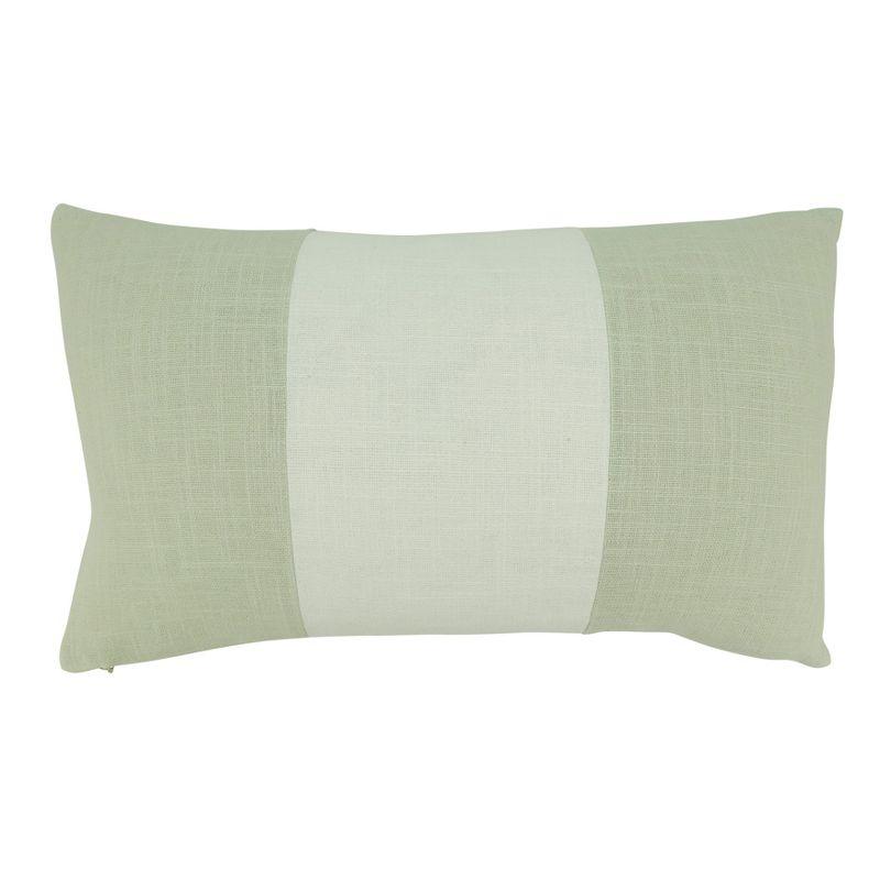 Saro Lifestyle Saro Lifestyle Throw Pillow Cover with Band Design