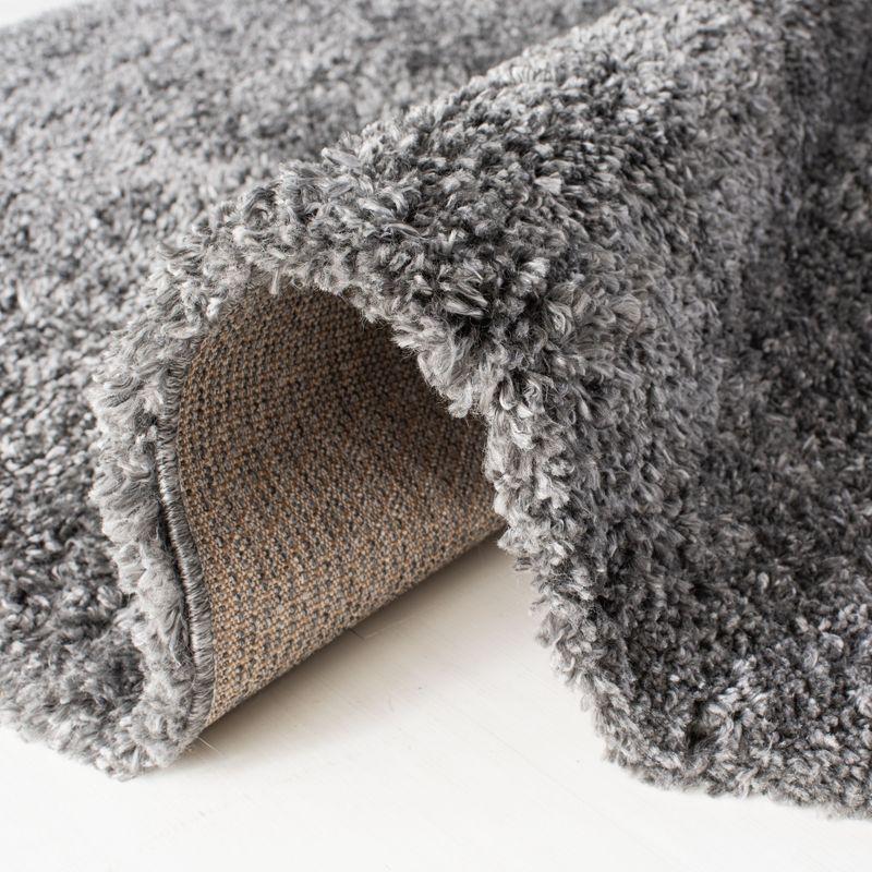 Fontana Shag 800 FNT800 Power Loomed Indoor Area Rug - Silver - 5'3"x7'6" - Safavieh