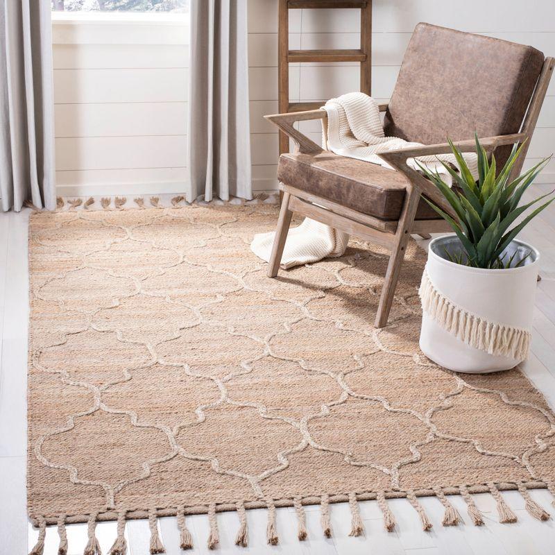 Eco-Friendly Handwoven Jute Rug - Natural 5' x 8'