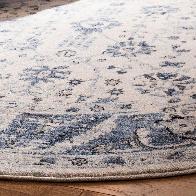 Charleston CHL413 Loomed Indoor Area Rug - Ivory/Blue - 8'x10' - Safavieh
