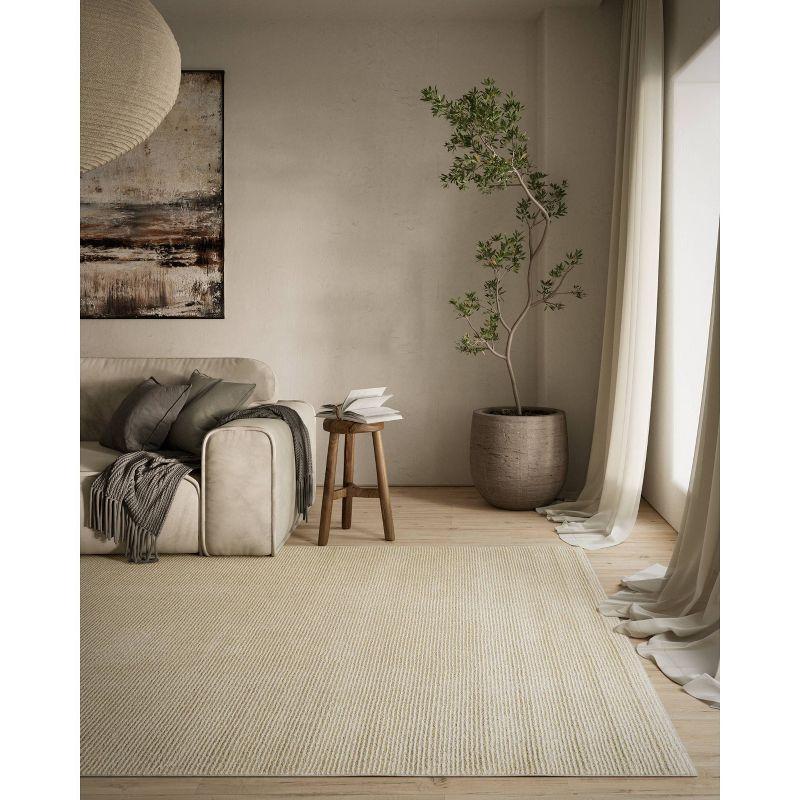 Momeni Wren Isla Geometric Machine Loomed Area Rug Ivory