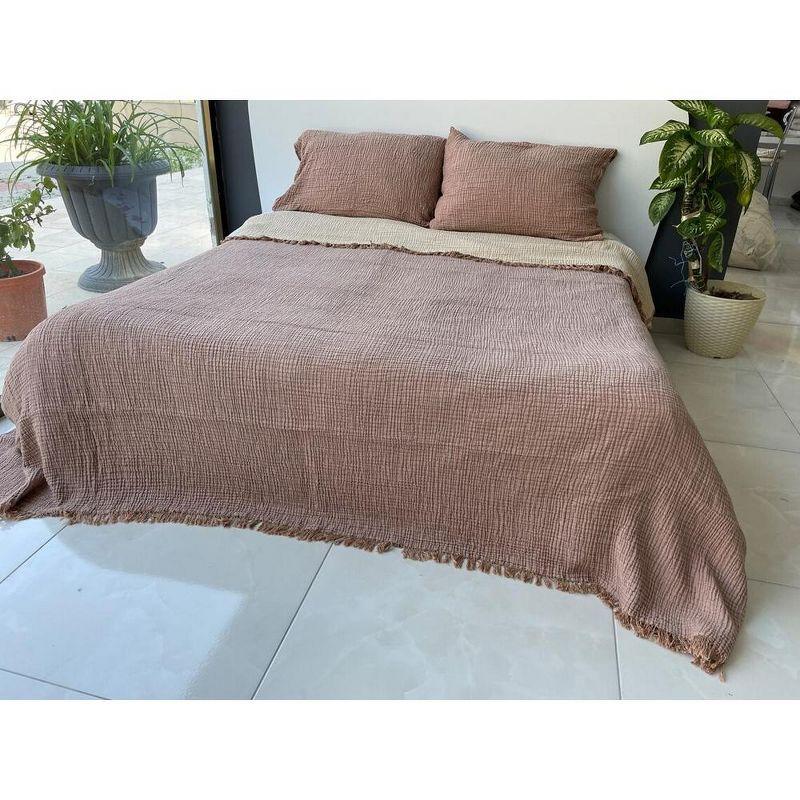 sussexhome Muslin Cotton Coverlet