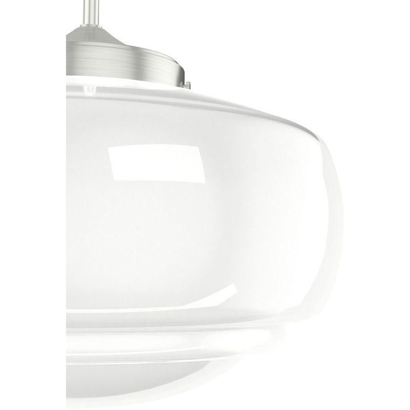 Saddle Creek 1 - Light Single Schoolhouse Pendant with Glass