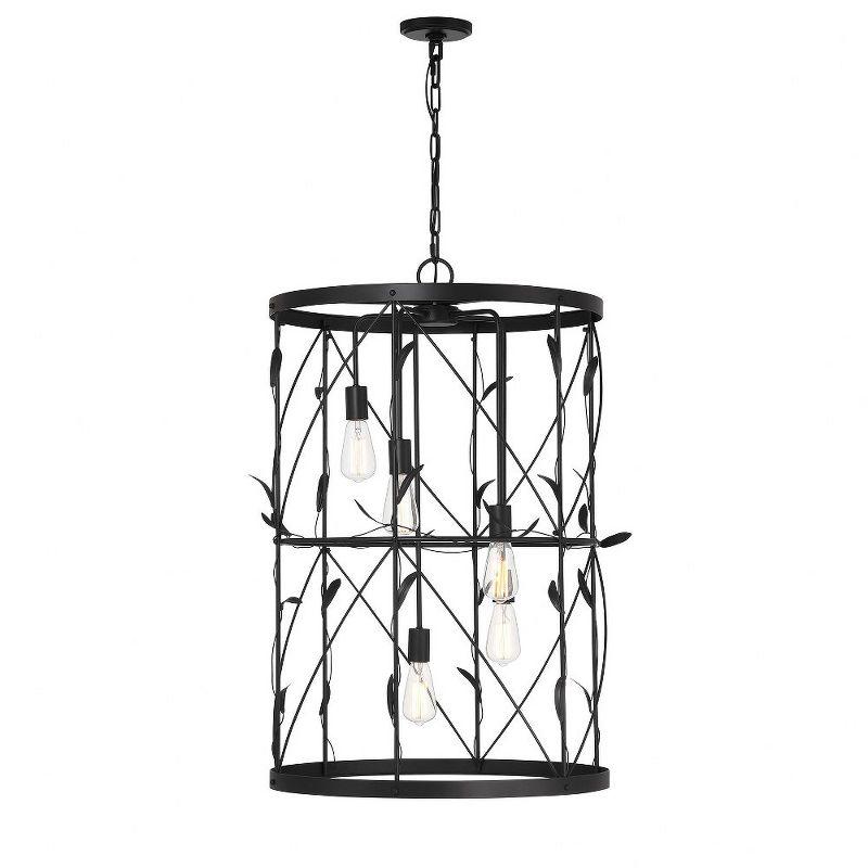 Savoy House Lexington 5-Light Pendant in Matte Black