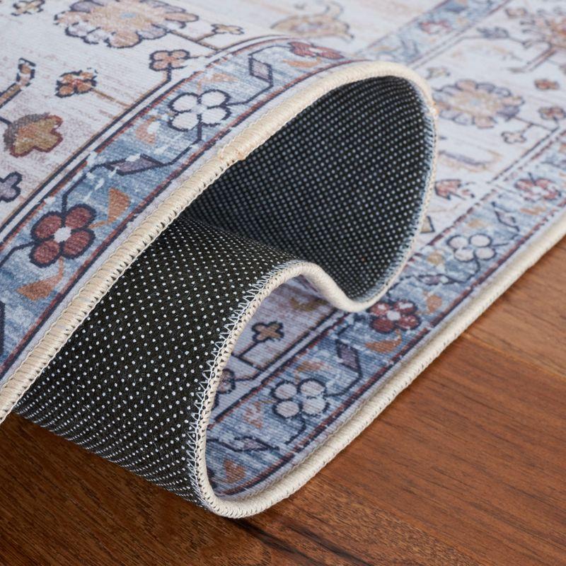 Tucson Vintage Persian TSN109 Power Loomed Machine Washable Skid-Resistant Indoor Area Rug - Ivory/Rust - 8'x10' - Safavieh