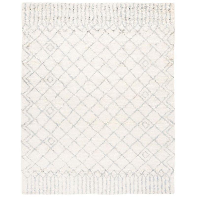 Casablanca CSB894 Hand Tufted Indoor Area Rug - Ivory/Blue - 8'x10' - Safavieh