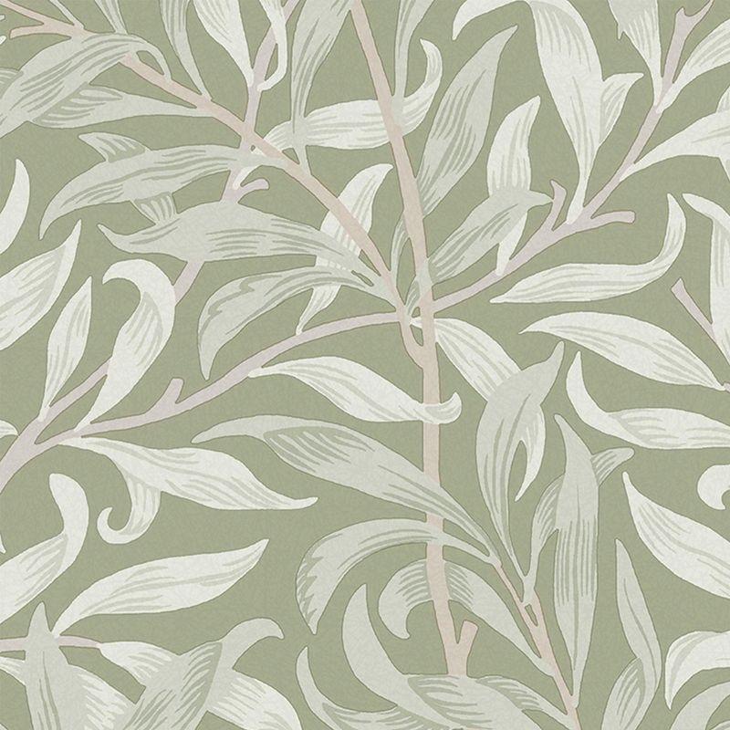 William Morris at Home Willow Bough Sage Wallpaper