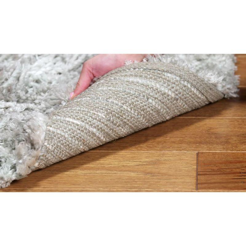 Rio Shag SG960 Hand Loomed Indoor Area Rug - Navy/Ivory - 6'x9' - Safavieh