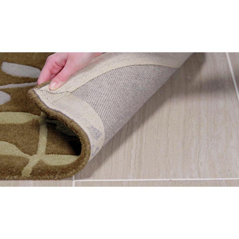 Soho SOH833 Hand Tufted Indoor Area Rug - Brown/Multi - 6' round - Safavieh.