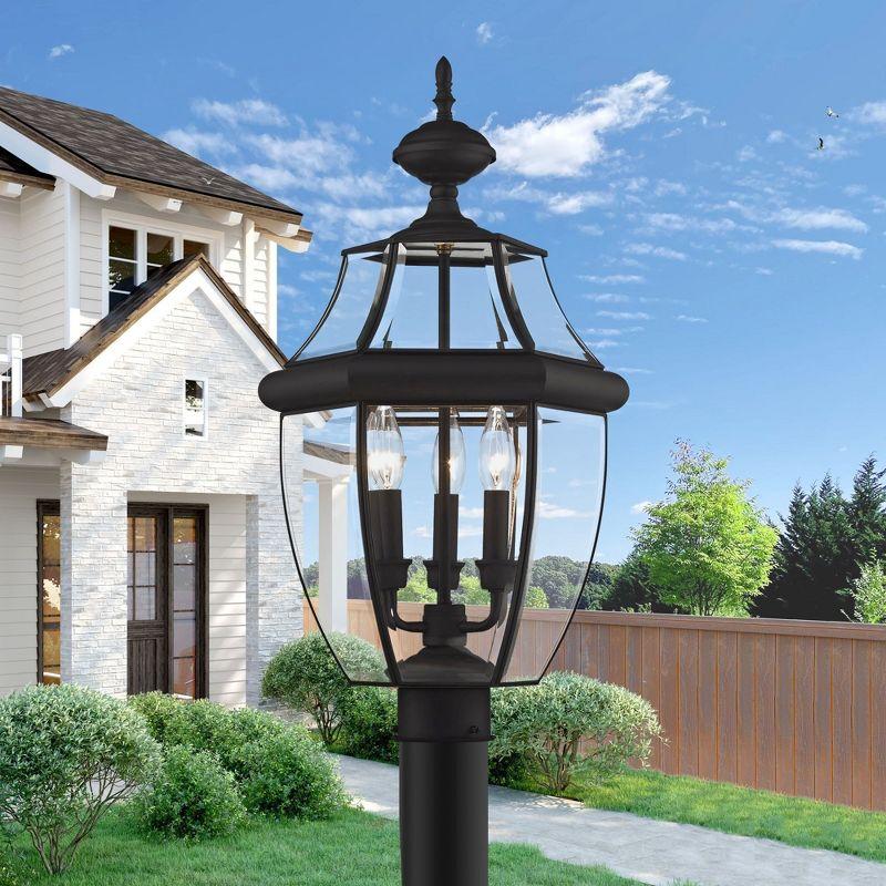 Livex Lighting Monterey 3 - Light Lantern in  Black