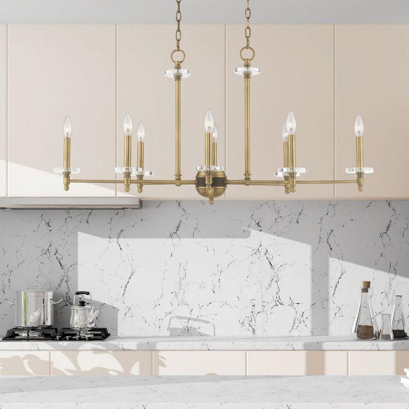 Willa Arlo™ Interiors Christofer 8 - Light Dimmable Transitional Linear Chandelier