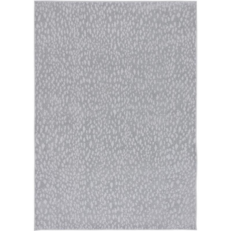 Pattern and Solid PNS408 Power Loomed Area Rug - Grey - 6'7"x9' - Safavieh.