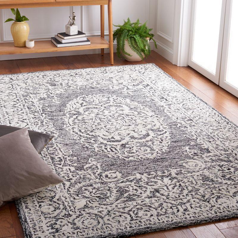 Charlton Home® Bathsheeb Hand Tufted 60% Wool, 20% Bamboo Silk, 20% Cotton With Cotton Backing Oriental Rug