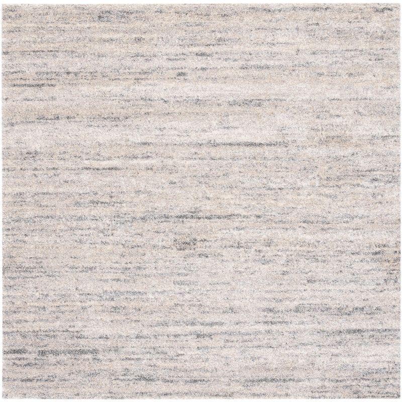 Retro RET2133 Power Loomed Indoor Area Rug - 6'x6' - Ivory/Dark Grey - Safavieh