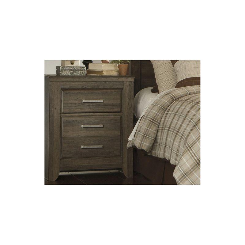 Signature Design by Ashley Casual Juararo 2 Drawer Nightstand, Dark Brown