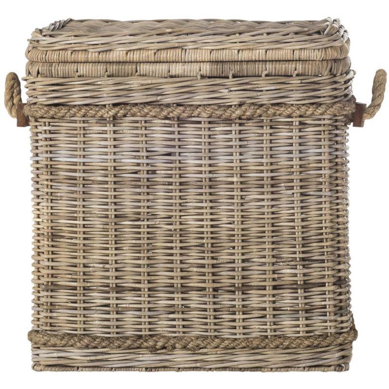 Sidonie Wicker Hamper - Brown - Safavieh