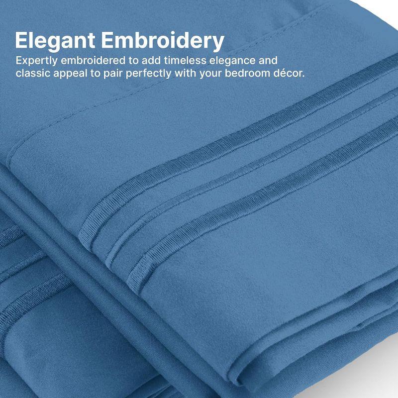 4 Piece Extra Deep Pocket Microfiber Sheet Set - CGK Linens