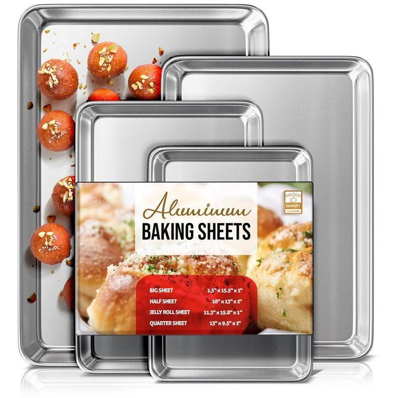 Joytable Non-Stick Aluminized Steel Multi Pack Baking Sheet Set