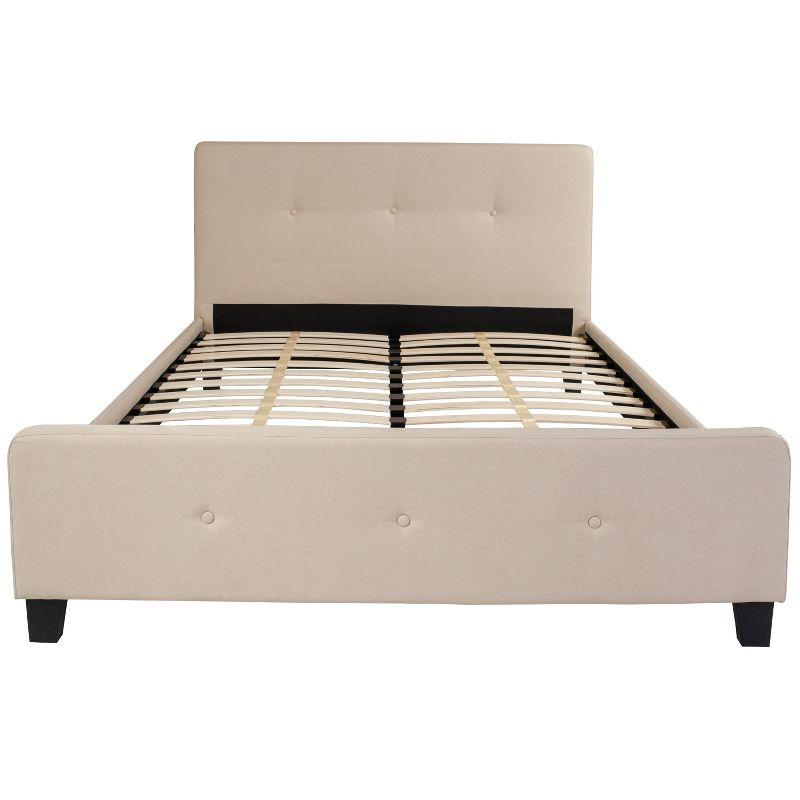 Flash Furniture Tribeca Button Tufted Upholstered Platform Bed