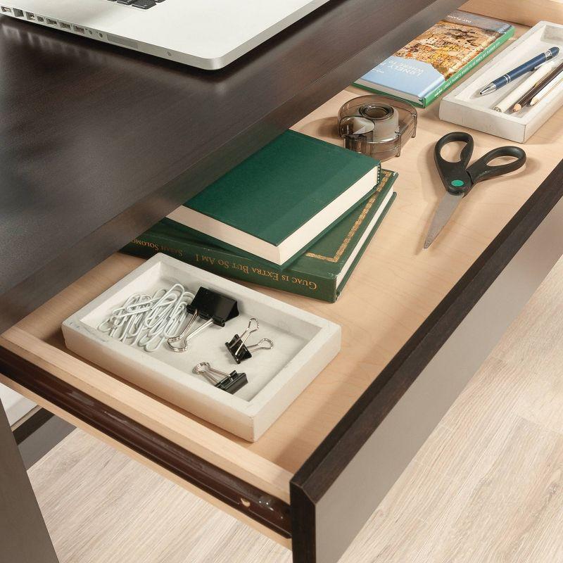Sauder Summit Station Desk Cinnamon Cherry