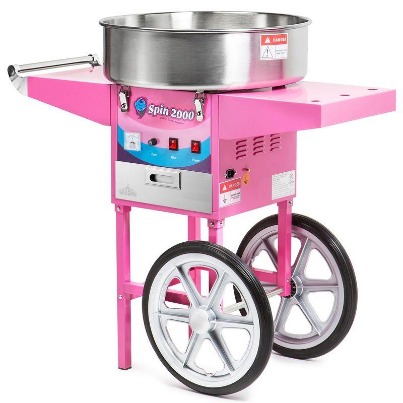 Olde Midway Cotton Candy Machine with Cart