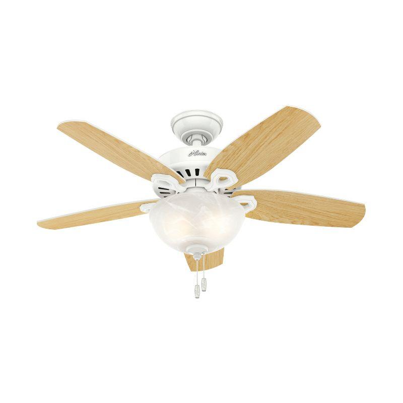 42" Builder 5 - Blade Standard Ceiling Fan with Pull Chain and Light Kit Included