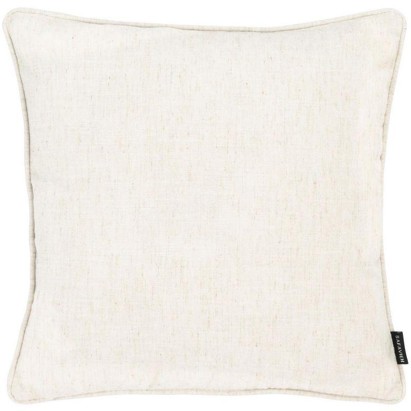 Brian Paisley Feather Linen Reversible Throw Pillow