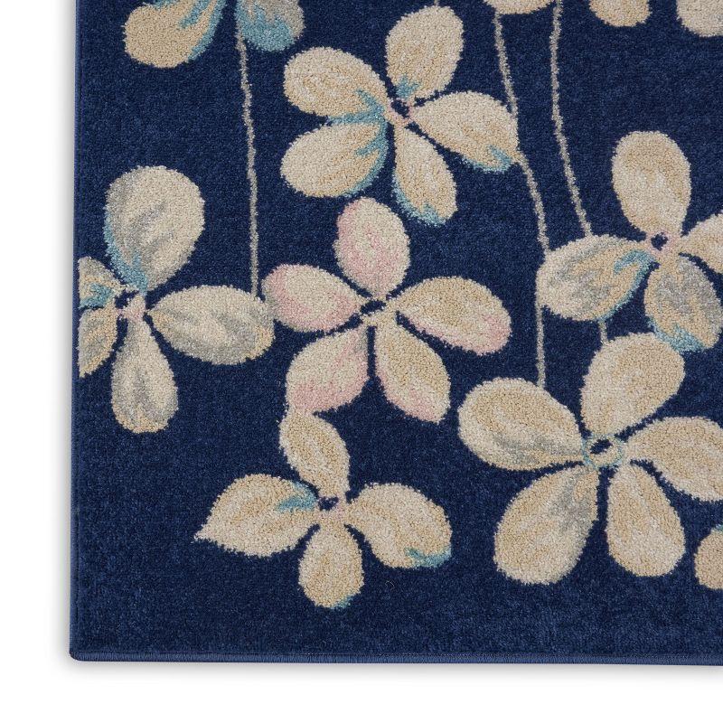 Nourison Tranquil Bohemian Botanical Bloom Area Rug