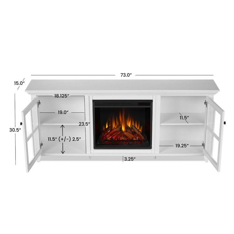 Real Flame Norwell 73" TV Stand with Electric Fireplace by Real Flame