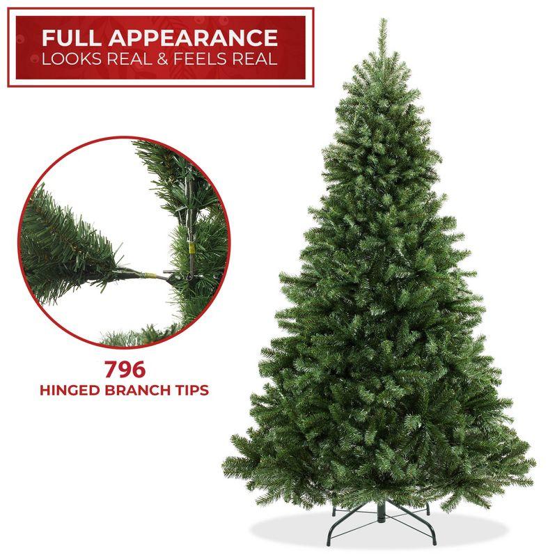 Flensburg 6' Artificial Green Spruce Christmas Tree with Stand