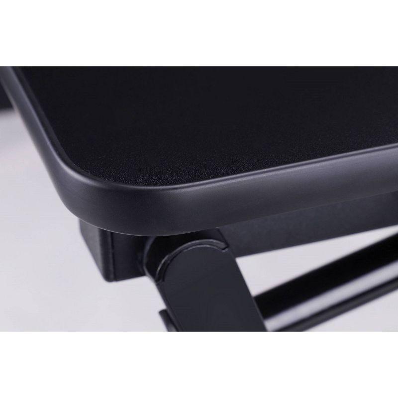 ErgoFlex Black 37.5" Wide Adjustable Standing Desk Converter