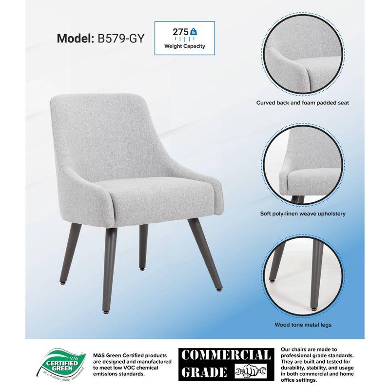 Polyester/Polyester Blend Seat with Metal Frame