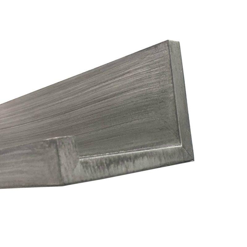 Driftwood Gray 48" Modern Wooden Picture Ledge Wall Shelf