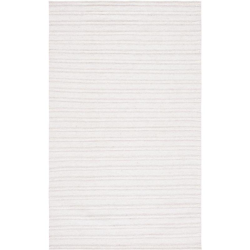 Kilim KLM450 Hand Woven Area Rug - Light Gray/Ivory - 3'x5' - Safavieh.