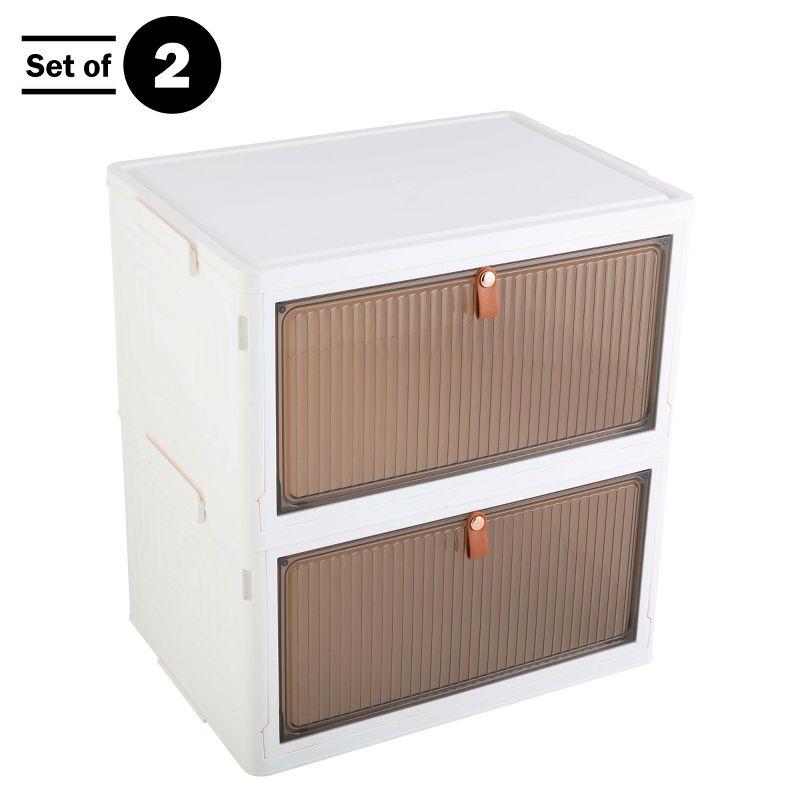 Set of Two 23Qt Storage Bins