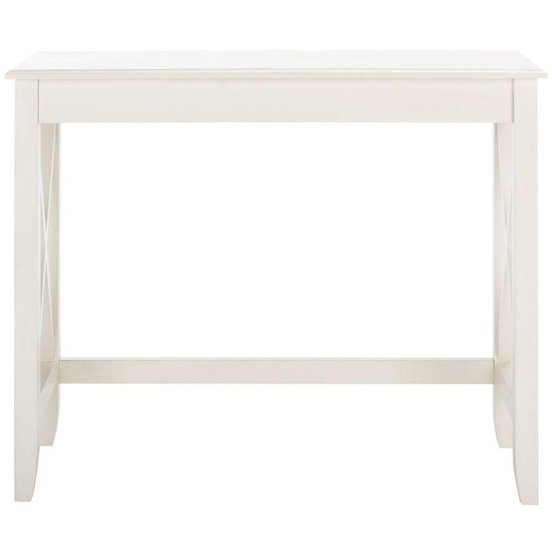 Kaytee Desk - DSK5713 - Distrssed White - Safavieh